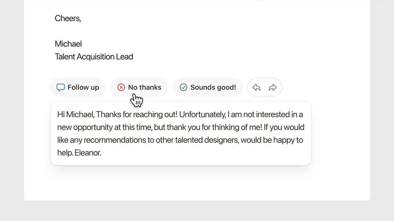 Notion Mail reply assistance