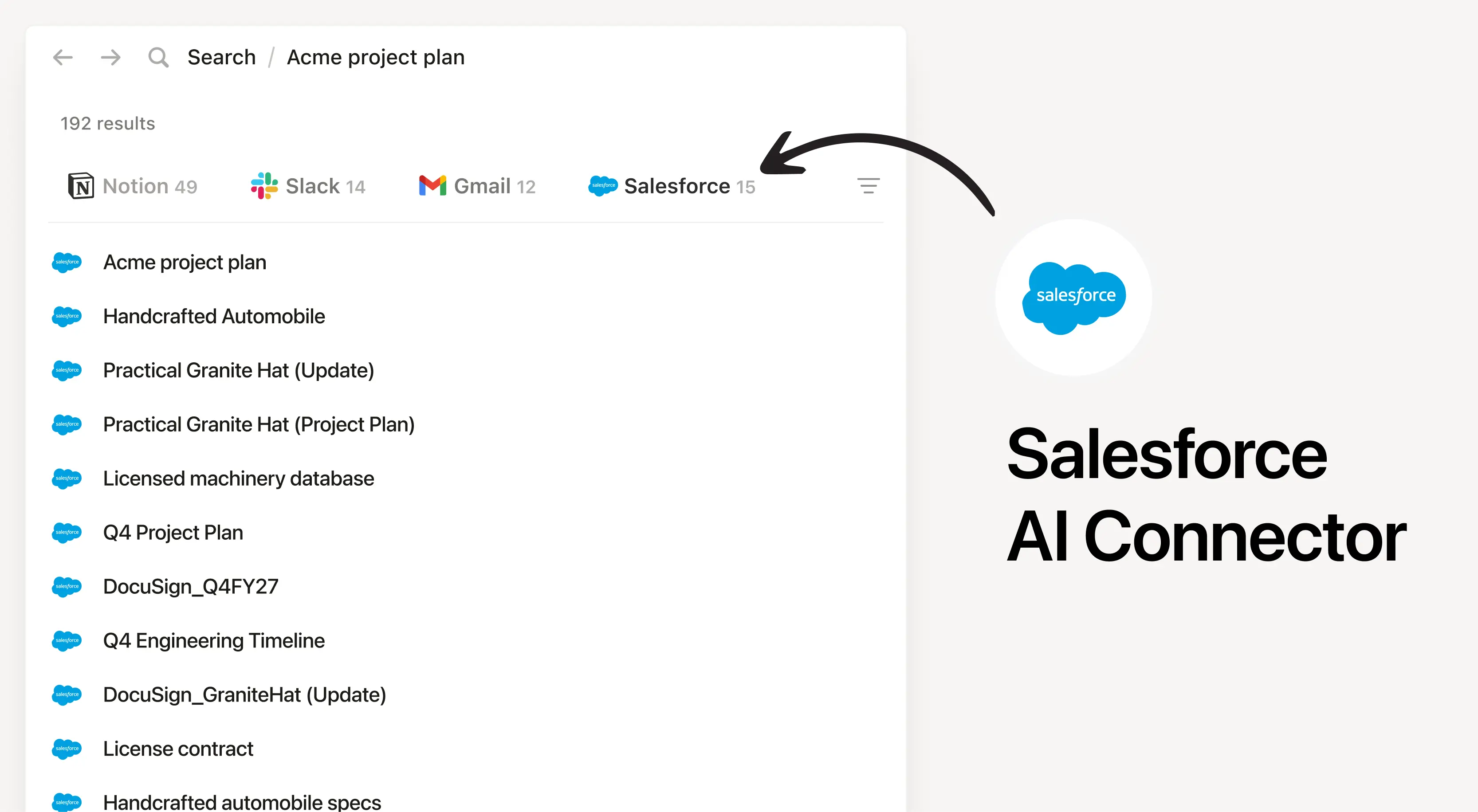 Conexión de la IA con Salesforce