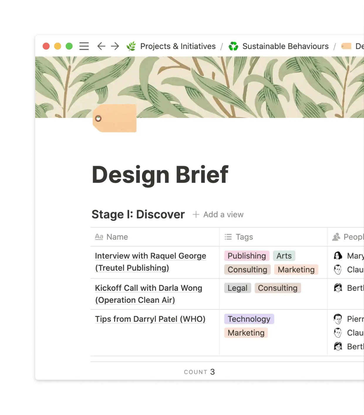 Die Vorlagen helfen neuen Team-Mitgliedern, schnell zu lernen, wie die Projekte verwaltet werden.