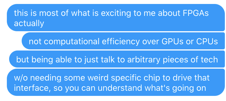 @rsnous: "basically I tried this on an FPGA a couple weeks ago..." Image from Twitter.