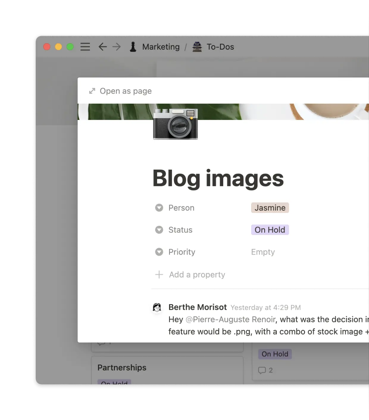 Projektmanagement, Produkt-Roadmaps, Dokumentation und Wikis - Notion kann alles.